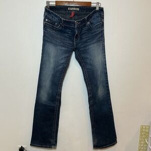 BKE Madison Bootcut Jeans Women's Size 28x32 Stretch Blue Denim‎